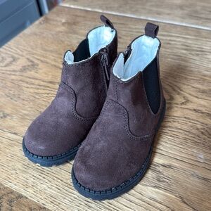 Excellent condition brown  booties for toddler